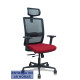 Silla Haches traslack malla negra asiento bali granate - 395TKM840B933B2DB68R